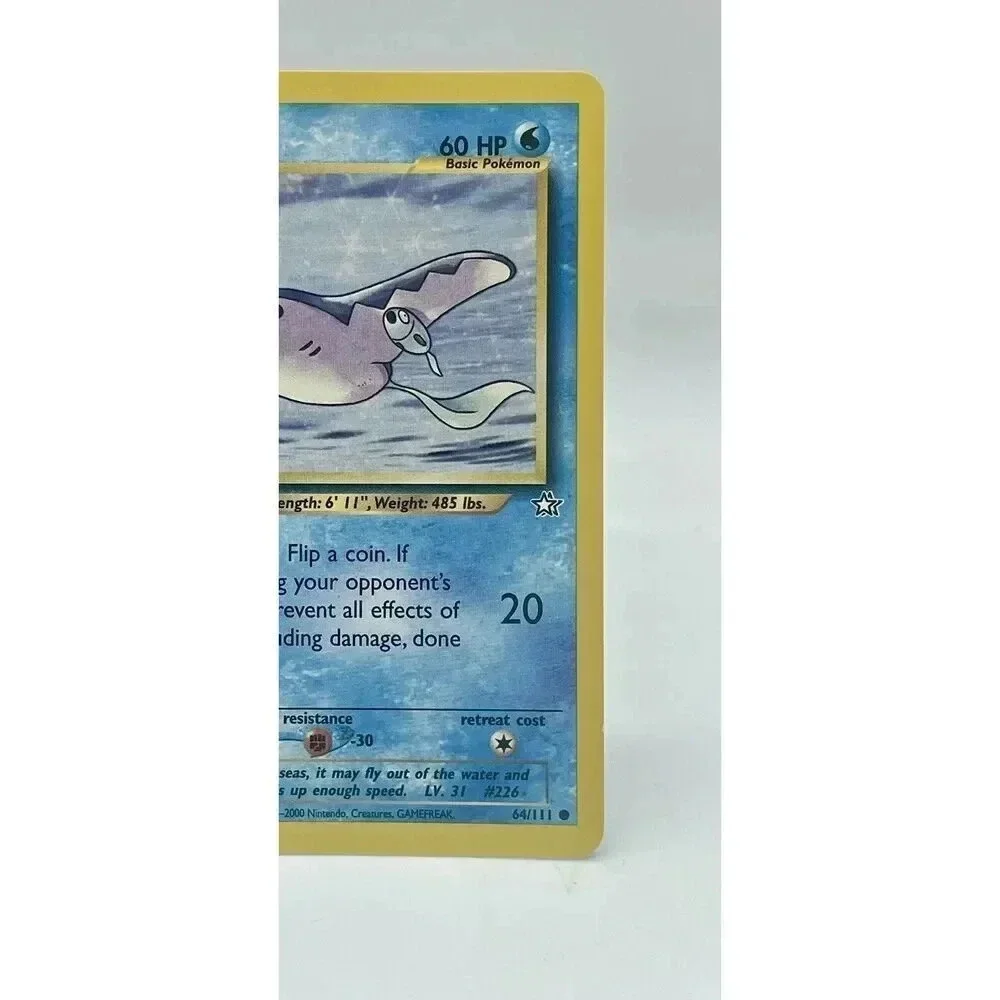 Mantine‎ 64/111 Neo Genesis Pokemon TCG WOTC Non Holo Vintage 2000 NM